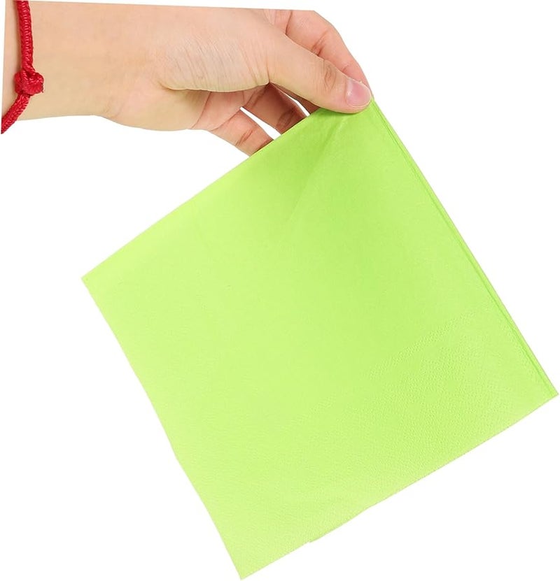 20 حزمة مناديل ورقية ذات لونين مزدوجين لحفلات العشاء والأعراس والاحتفالات - Image 3